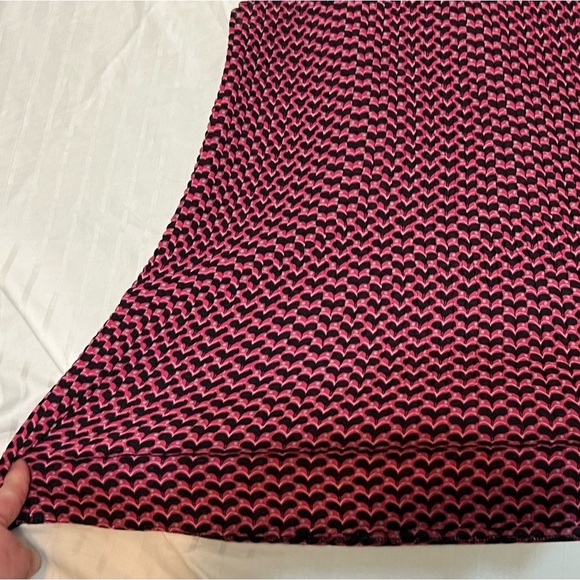 Kim Rogers Hearts Pink Blouse 1X SemiSheer. - Picture 7 of 10